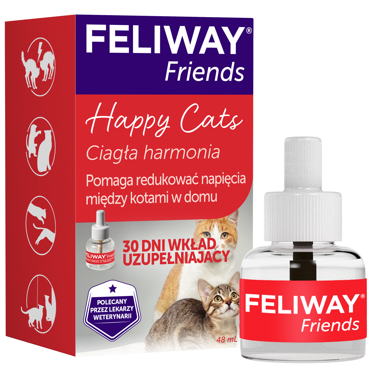 Ceva Animal Health Polska Sp. Z O.o Feliway Friends Wkład Dyfuzora 48ml