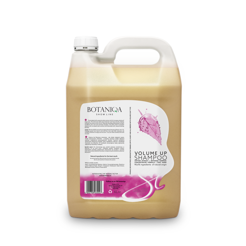 BOTANIQA Volume Up Shampoo Szampon Dodający Objętości 4l