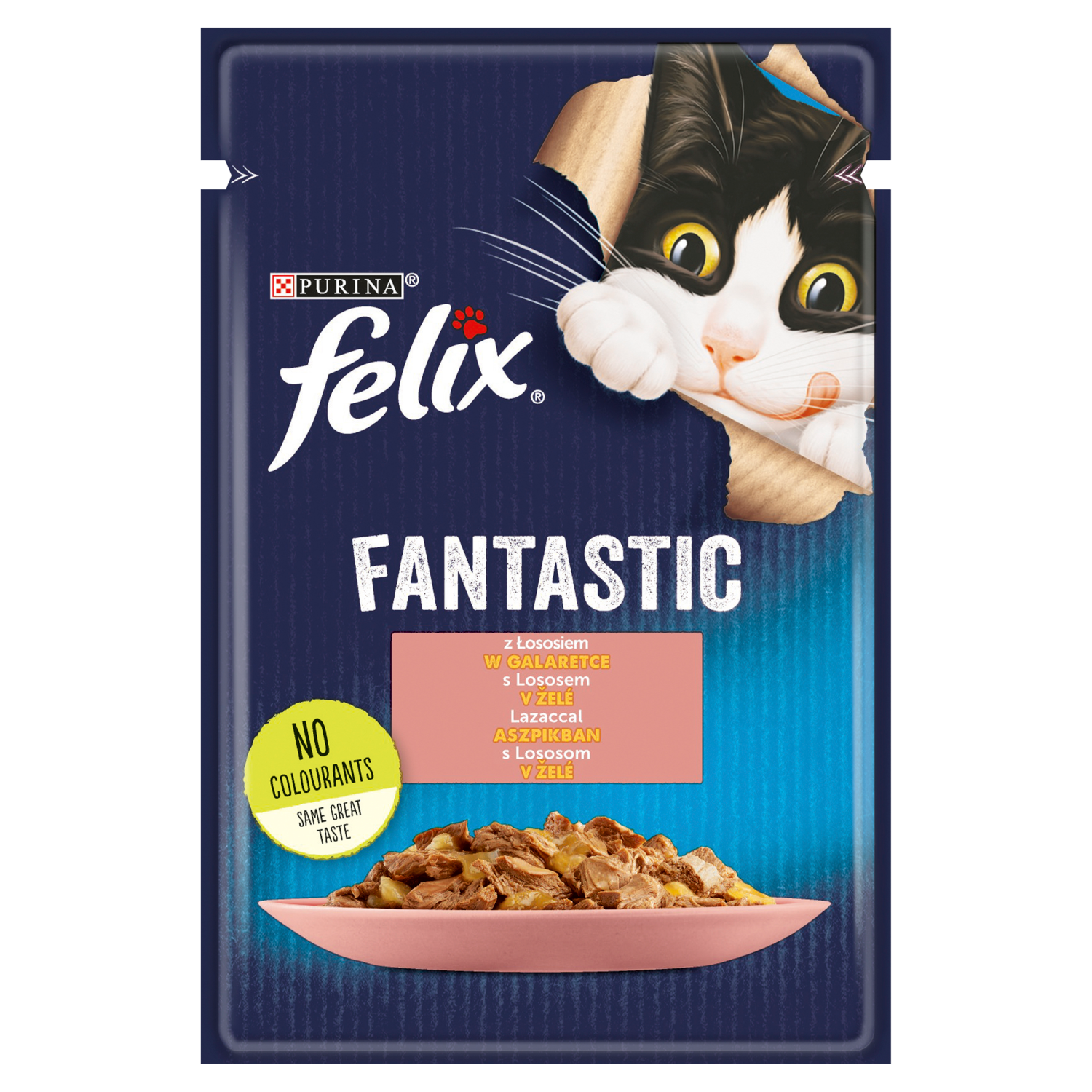 Felix Fantastic Łosoś W Galaretce 85g