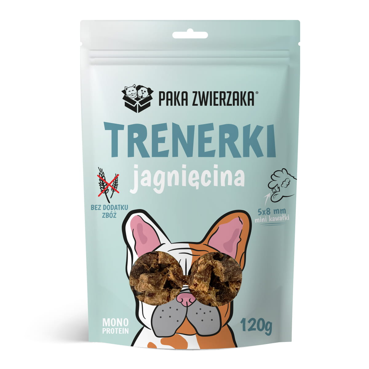 Paka Zwierzaka Trenerki Przysmak Dla Psów Jagnięcina 120g
