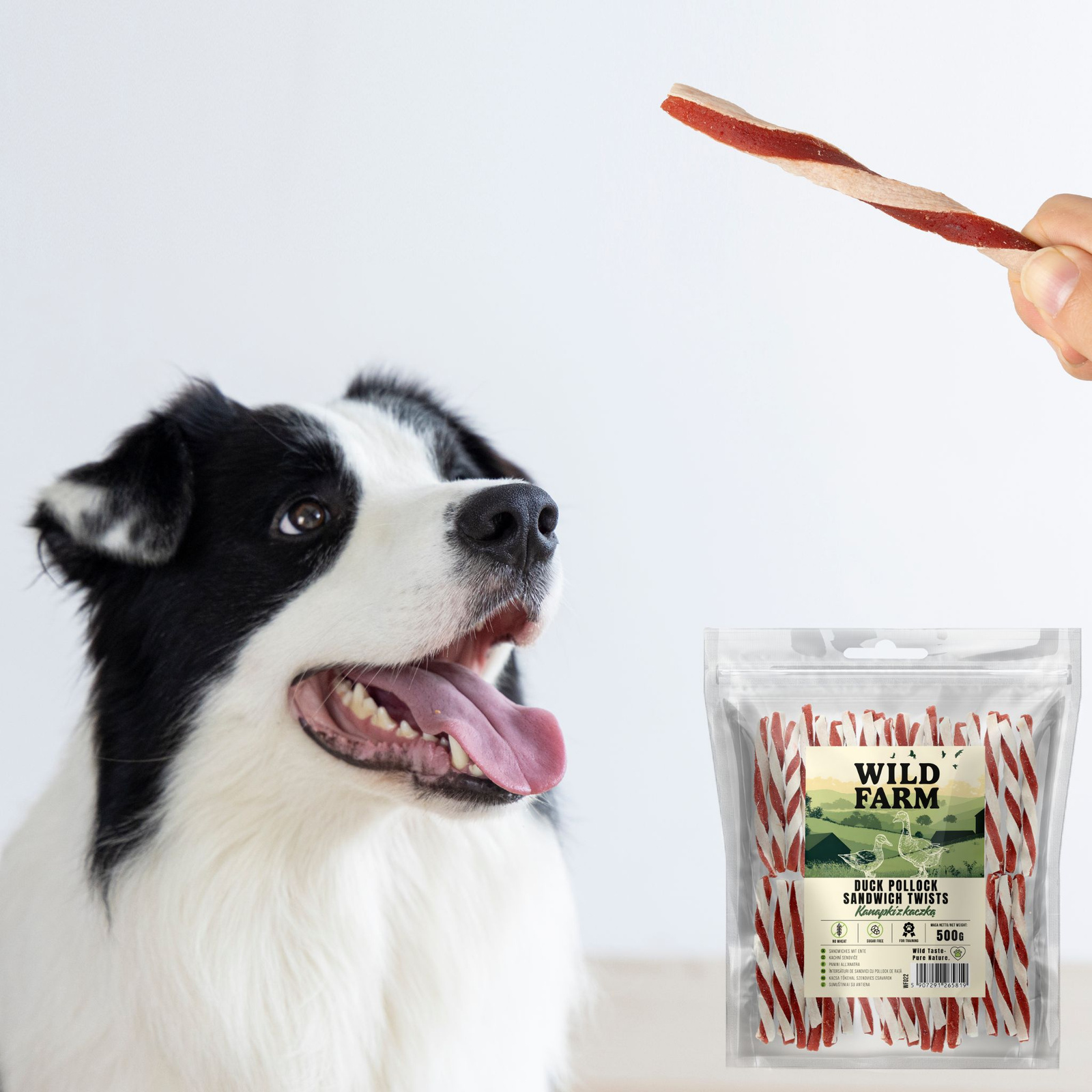 Wild Farm Kanapka Z Kaczką 500g Przysmak Dla Psa