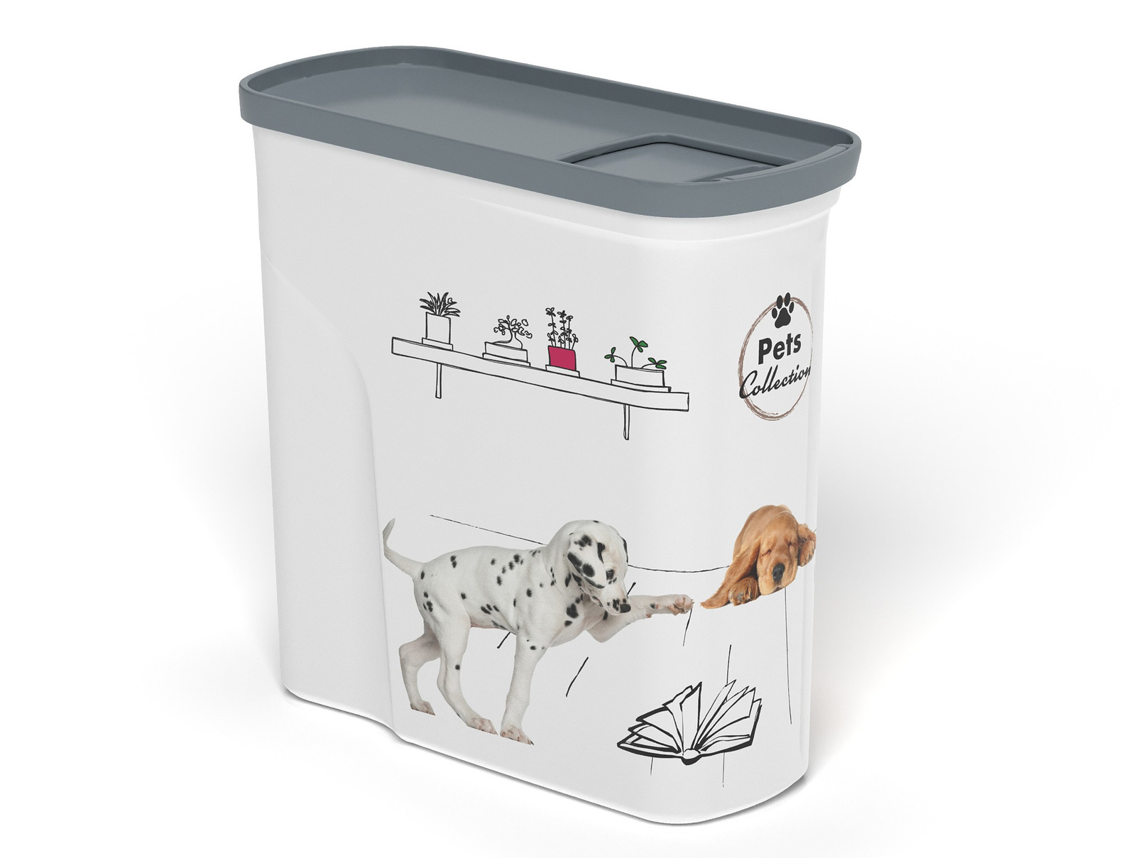 Curver PetLife Pojemnik Do Przechowywania Karmy W Psy 2l