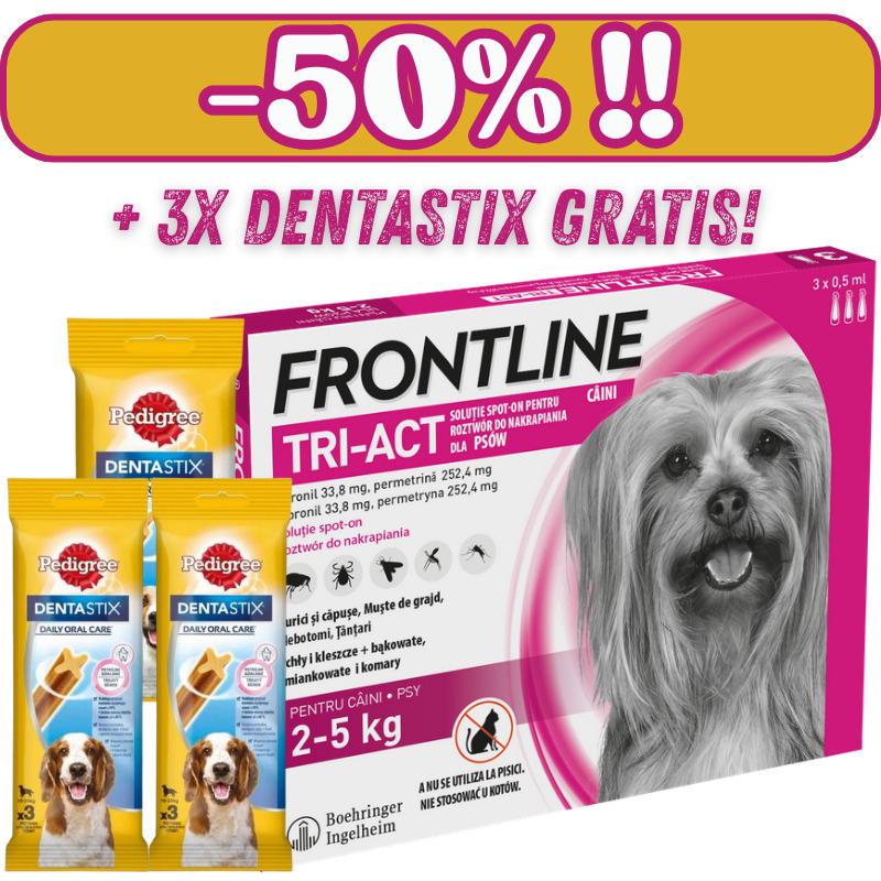 FRONTLINE Tri-Act Dla Psów 3x0,5ml