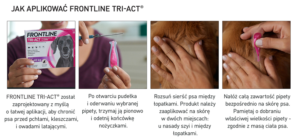 FRONTLINE Tri-Act Dla Psów 3x6ml