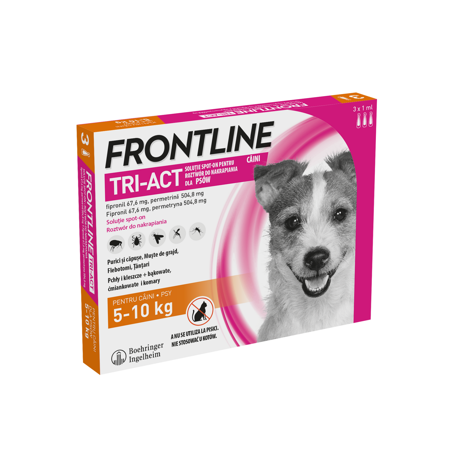 FRONTLINE Tri-Act Dla Psów 3x1ml