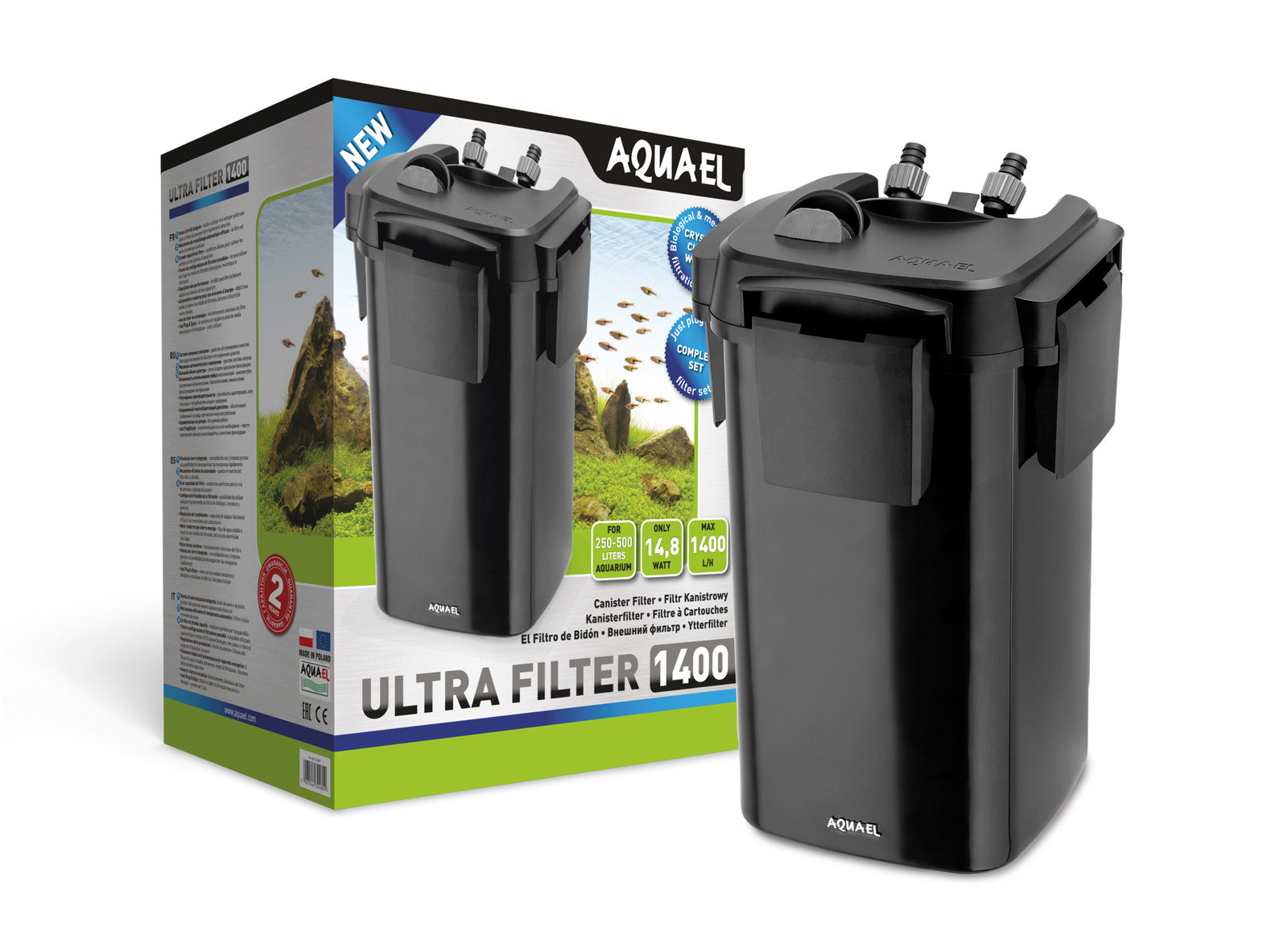 AQUAEL Ultra 1400 Filtr Kubełkowy Do Akwarium