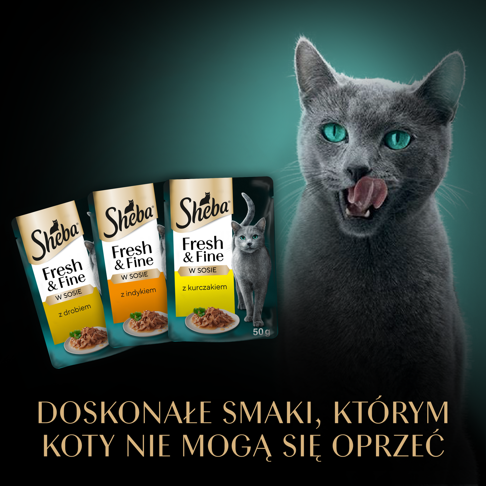 Sheba Fresh & Fine Saszetka 50x50g