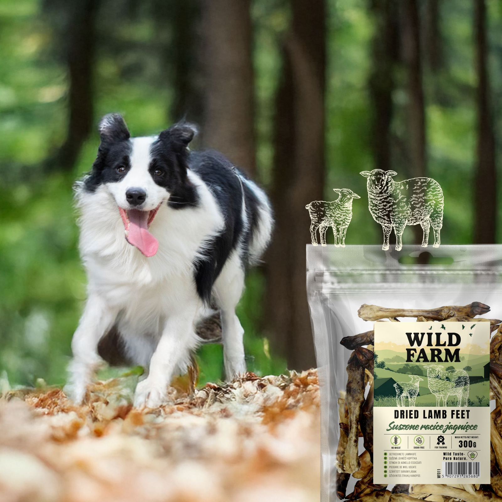 Wild Farm Racice Jagnięce Przysmak Dla Psa 300g