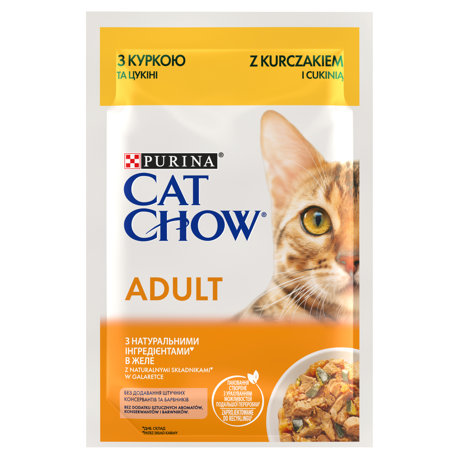 Purina Cat Chow Adult Kurczak I Cukinia 85g