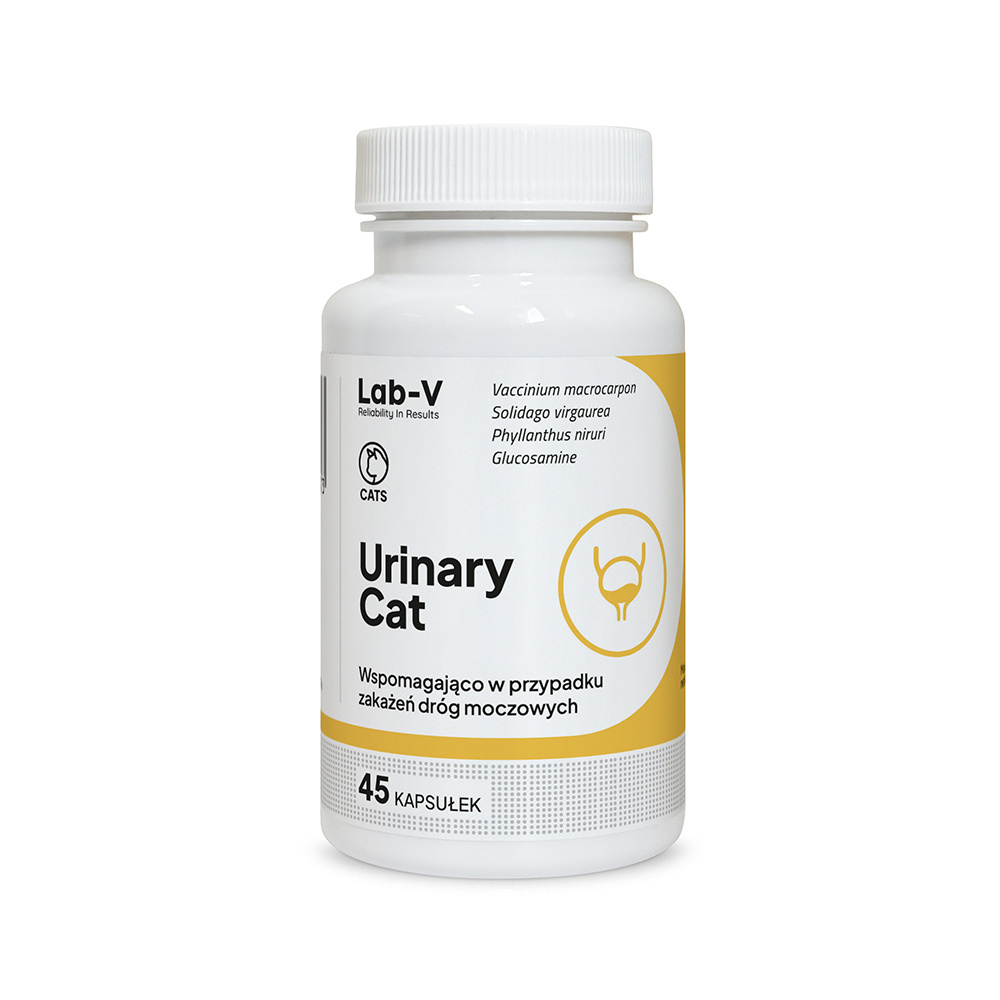 Lab-v Urinary Cat Wsparcie Układu Moczowego Dla Kotów 45 Kapsułek