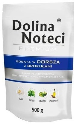 Dolina Noteci Premium Dorsz Z Brokułami 500g