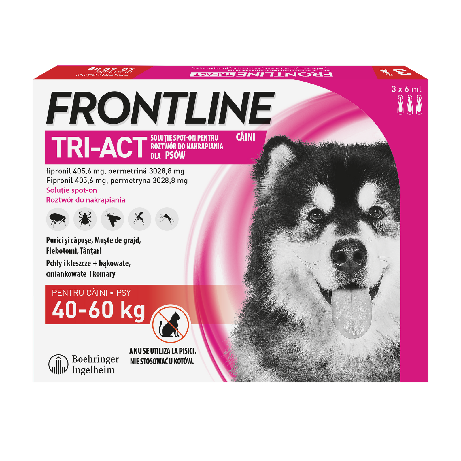 FRONTLINE Tri-Act Dla Psów 3x6ml