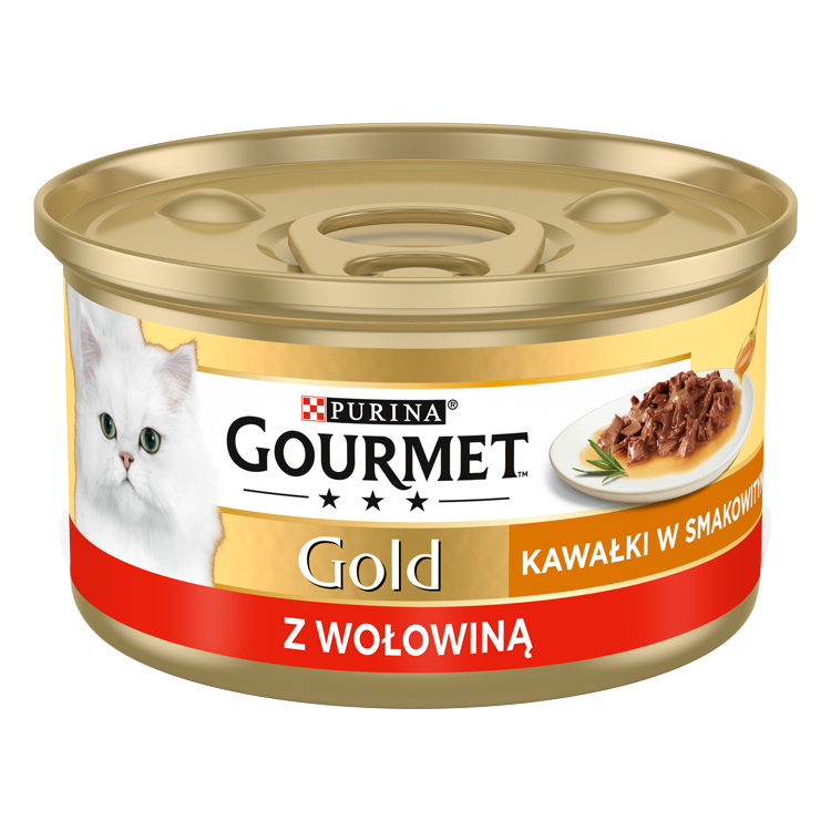 Purina Gourmet Gold Sauce Delight z wołowiną 85g
