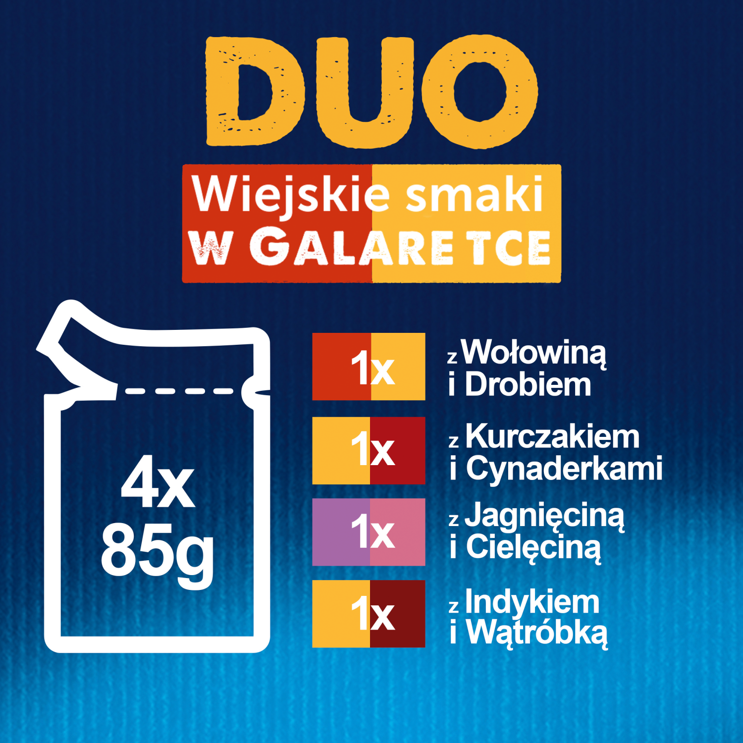 Felix Duo Wiejskie Smaki W Galaretce 4x85g