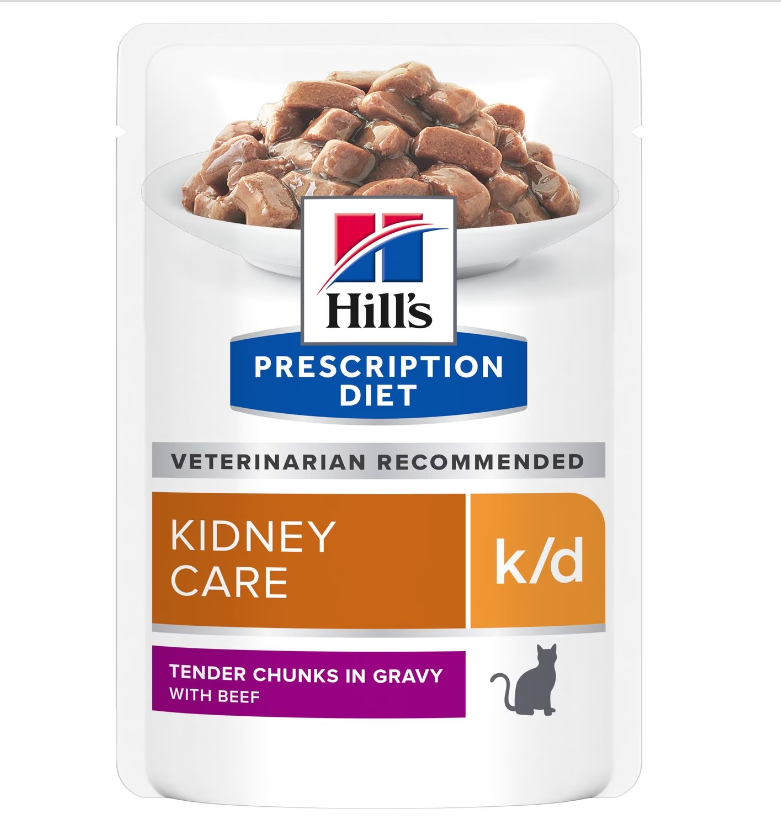 Hill's PD Prescription Diet Feline k/d Kidney Care Wołowina 85g