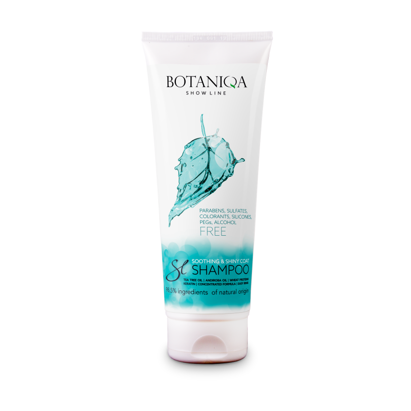 BOTANIQA Soothing & Shiny Coat Shampoo Szampon Nabłyszczający 250ml
