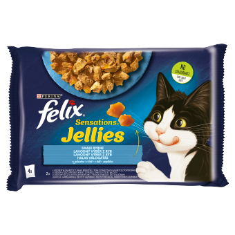 Felix Sensations Jellies Karma Dla Kota Smaki Rybne W Galaretce 4x85g