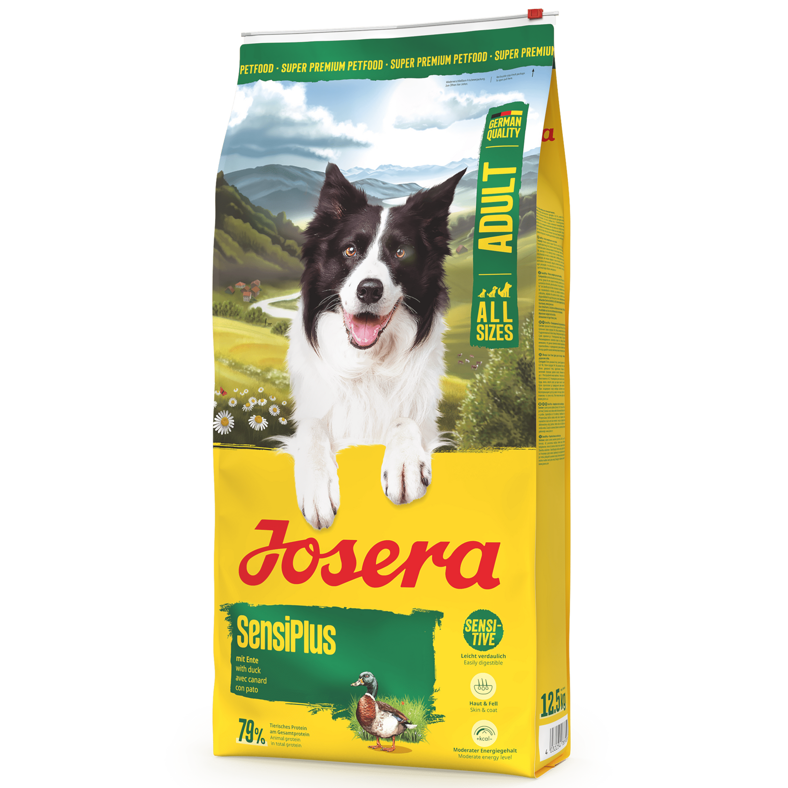 Josera SensiPlus Karma Bezglutenowa Z Kaczką Dla Psów Dorosłych 12,5kg