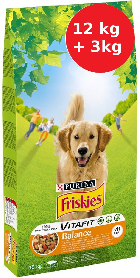 PURINA Friskies Balance Kurczak Z Warzywami 15kg