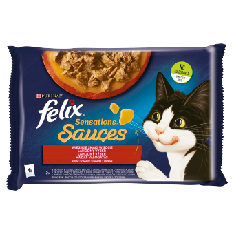 Felix Sensations Sauces Karma Dla Kota Wiejskie Smaki W Sosie 4x85g