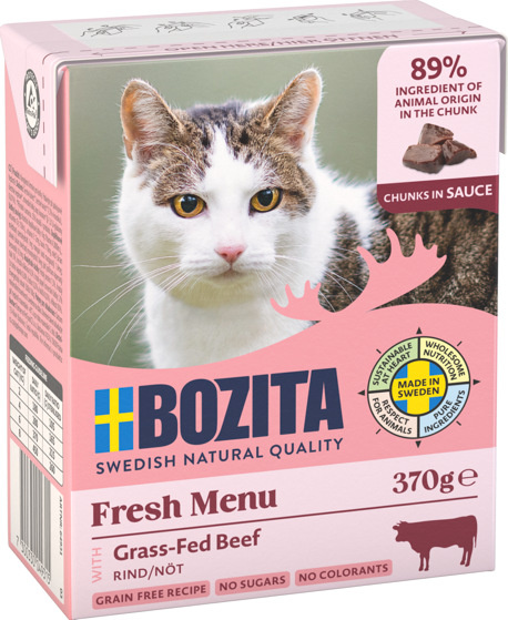 BOZITA Kot w sosie wołowym 370g