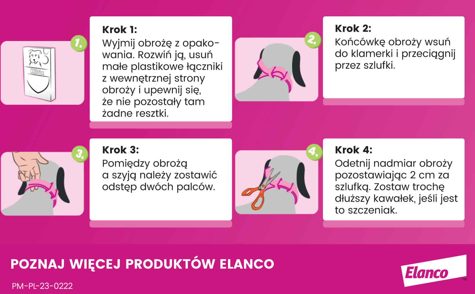 Bayer Kiltix Obroża Na Kleszcze I Pchły Dla Psa 53cm