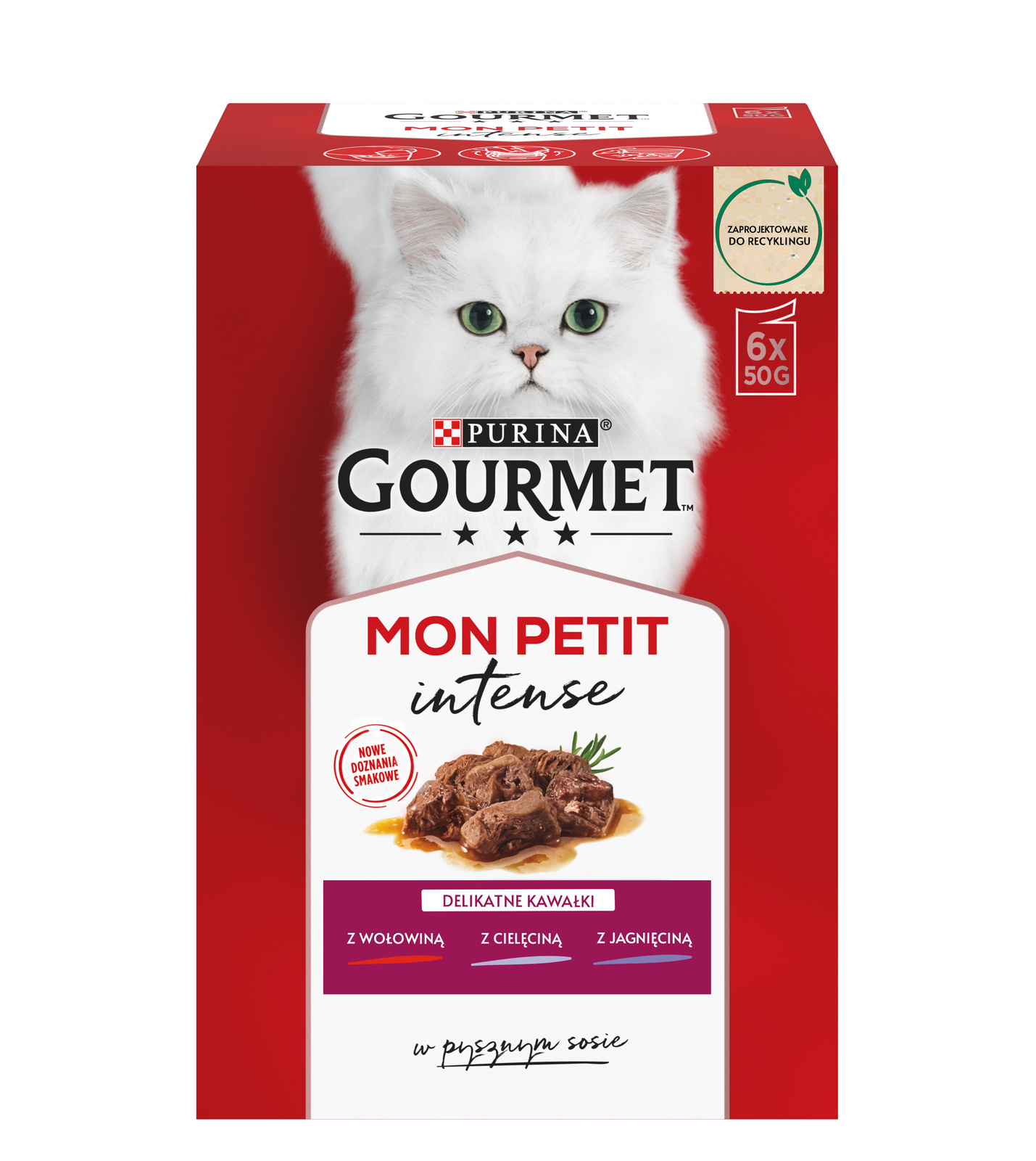 GOURMET Mon Petit Mięsne Fileciki 6x50g
