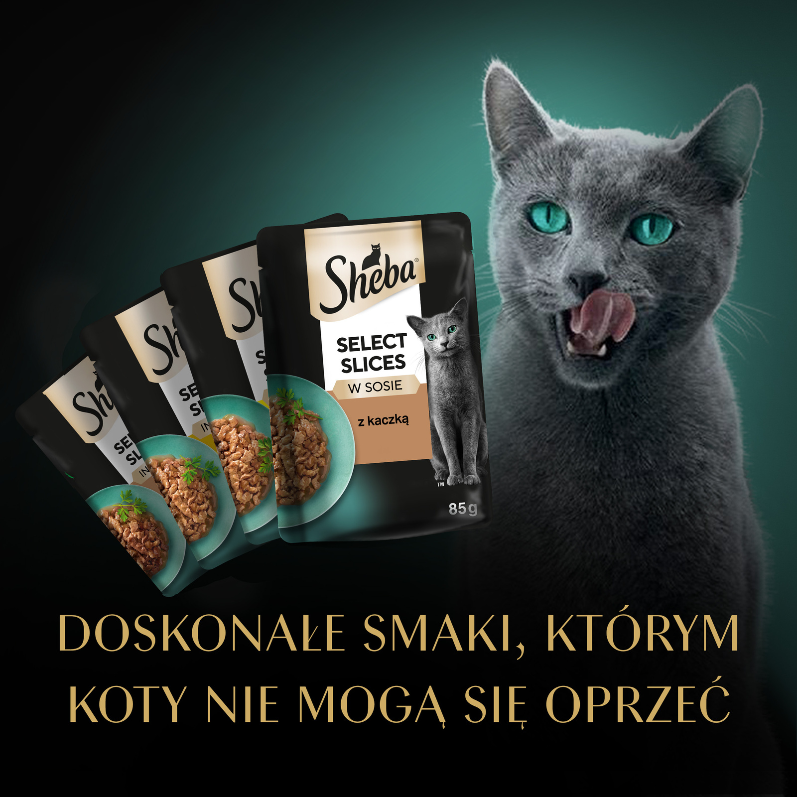 SHEBA® Selection Select Slices Drobiowe Smaki 40x85g