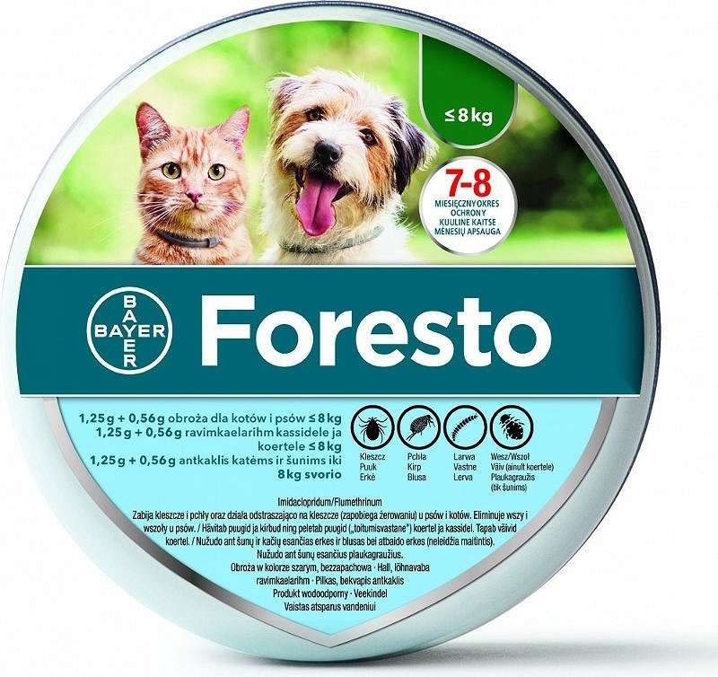 Bayer Foresto Obroża Dla Kotów I Psów 38cm