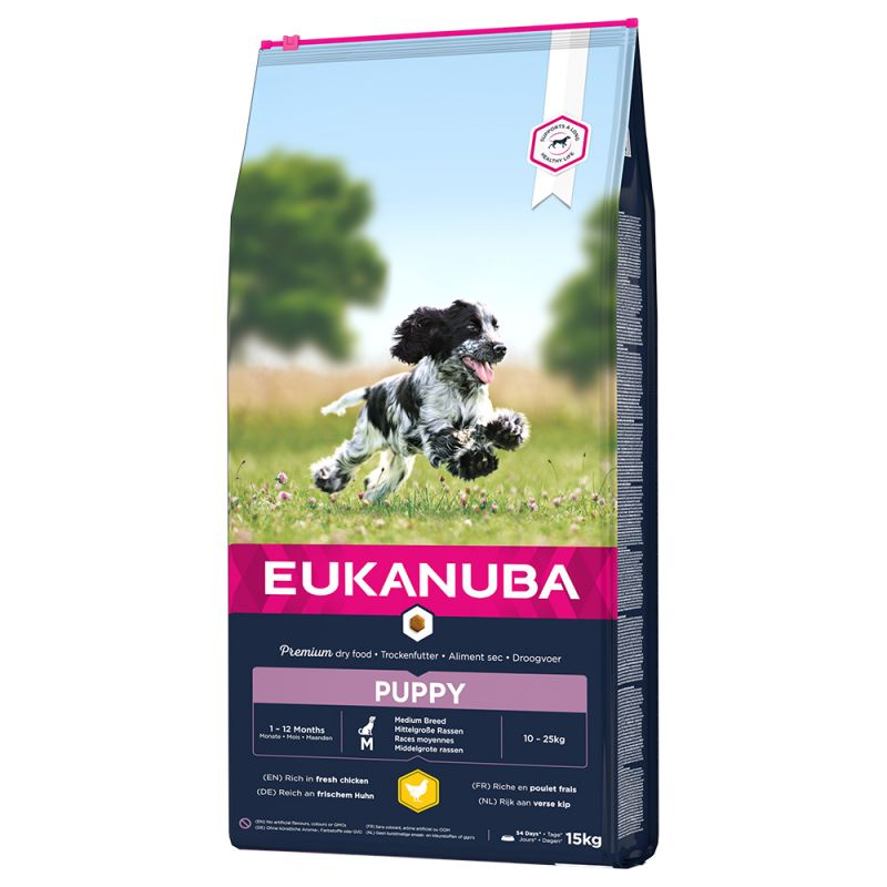 Eukanuba Puppy&Junior Medium Breed 15kg
