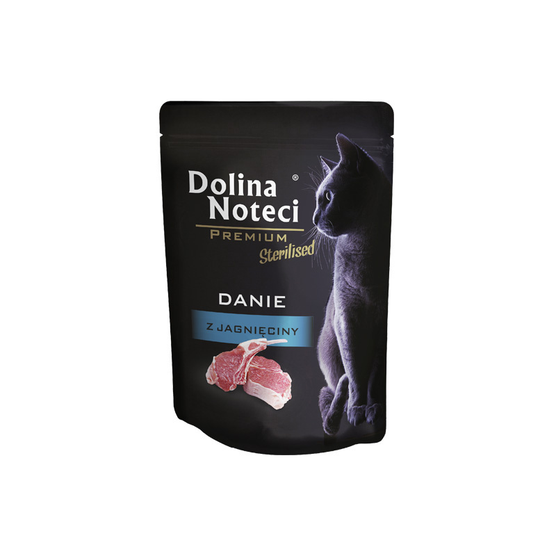 Dolina Noteci Premium Sterilised Danie Z Jagnięciny Dla Kota 85g