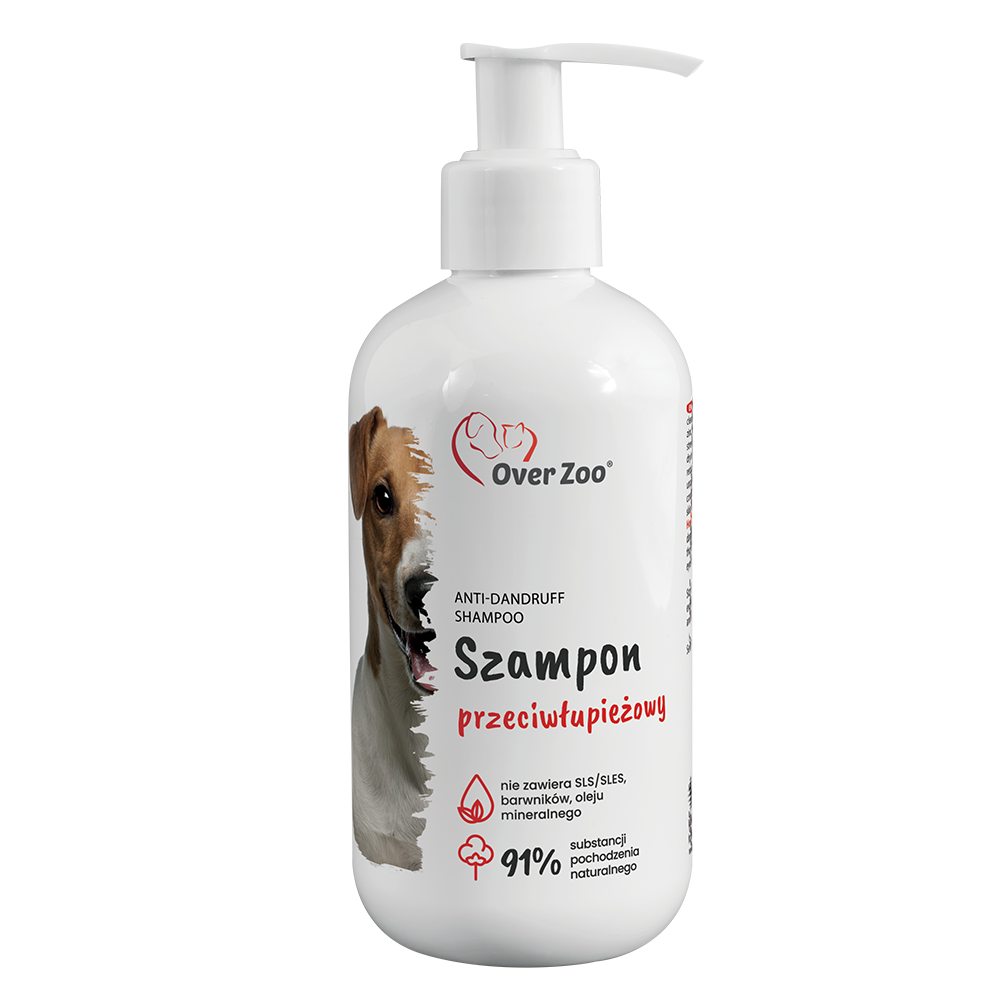 OVER ZOO Szampon Leczniczy  Przeciwłupieżowy 250ml