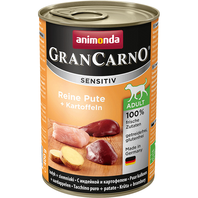 Animonda GranCarno Sensitiv Adult Dog Indyk I Ziemniaki 400g