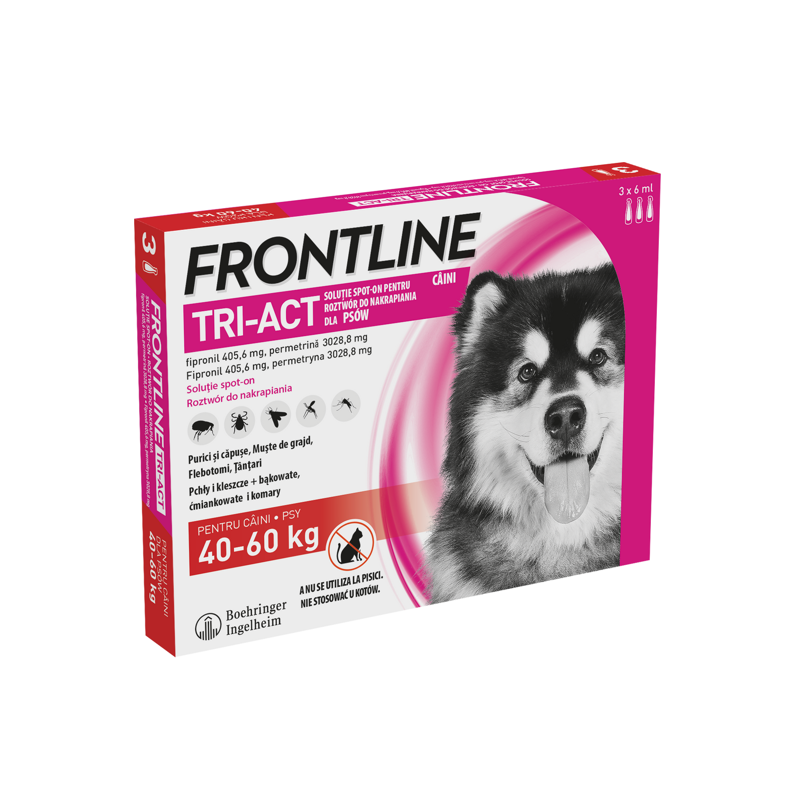 FRONTLINE Tri-Act Dla Psów 3x6ml