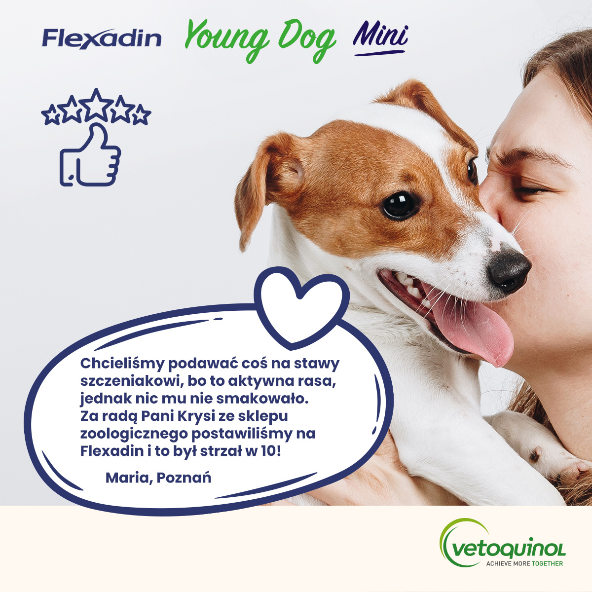 VETOQUINOL Flexadin Young Dog Mini 60 kąsków