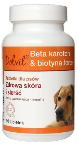 Dolfos Dolvit Beta Karoten & Biotyna Forte 90 Tabletek