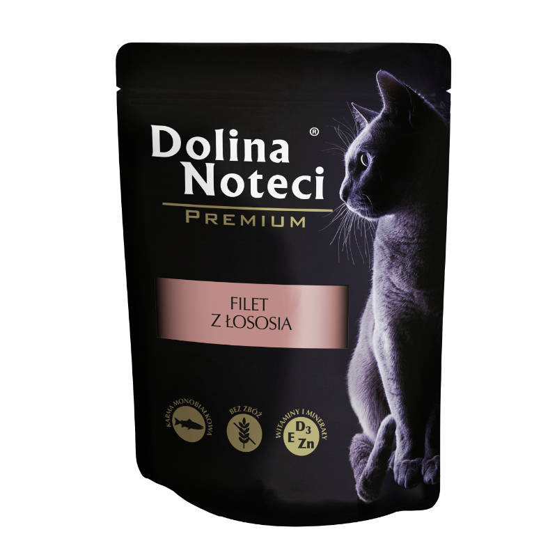 Dolina Noteci Premium Dla Kota Filet Z Łososia W Sosie 85g