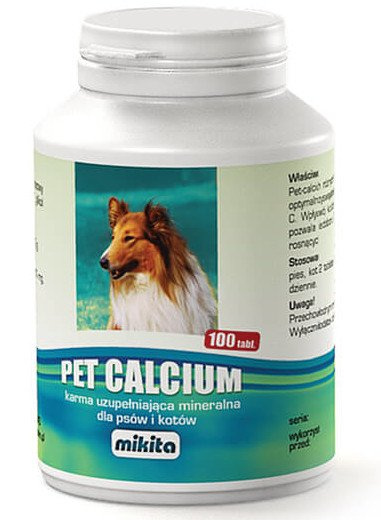 Mikita Pet Calcium 100 Tabletek