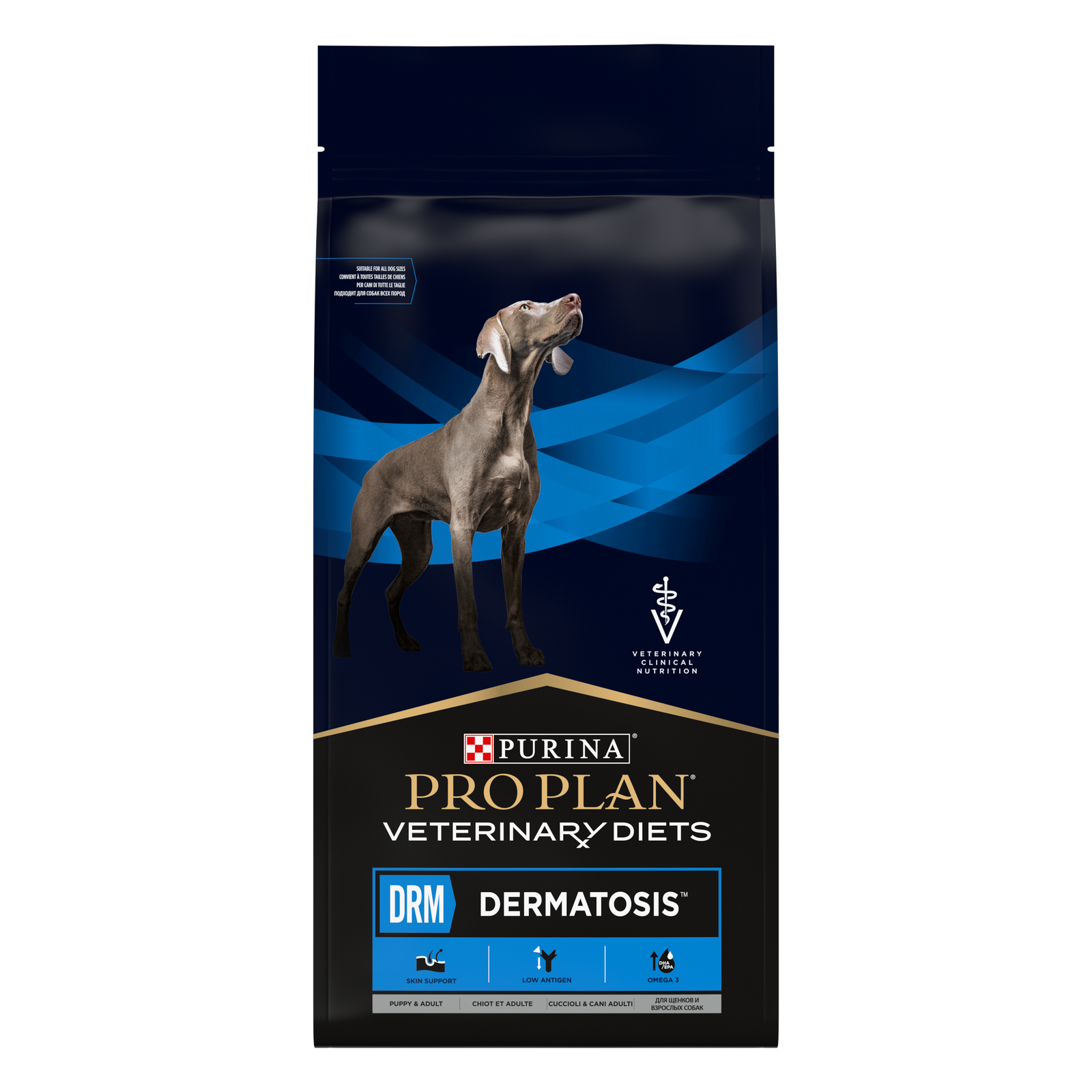 PURINA Pro Plan Veterinary Diets DRM Dermatosis 12kg