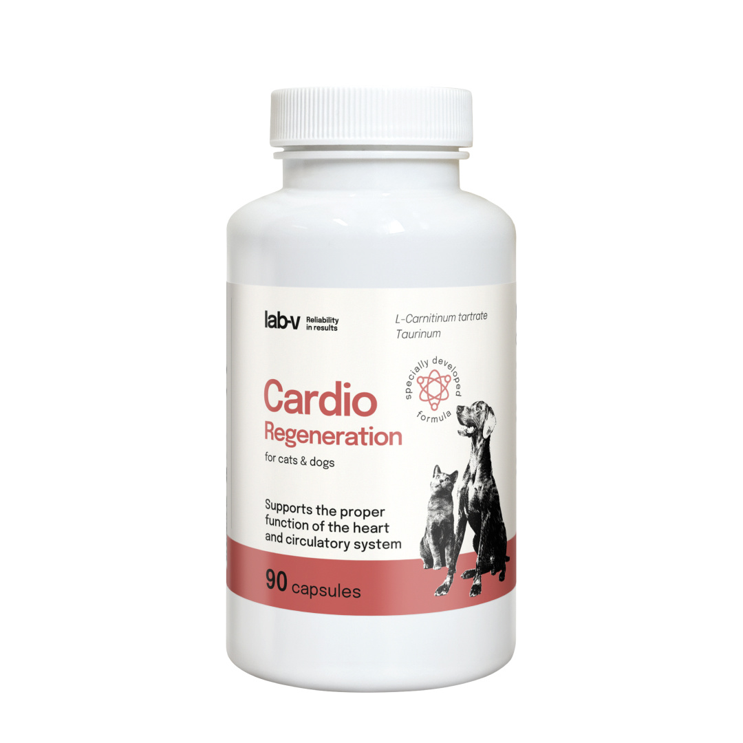 Lab-v Cardio Regeneration 90 kapsułek – wsparcie serca dla psów i kotów