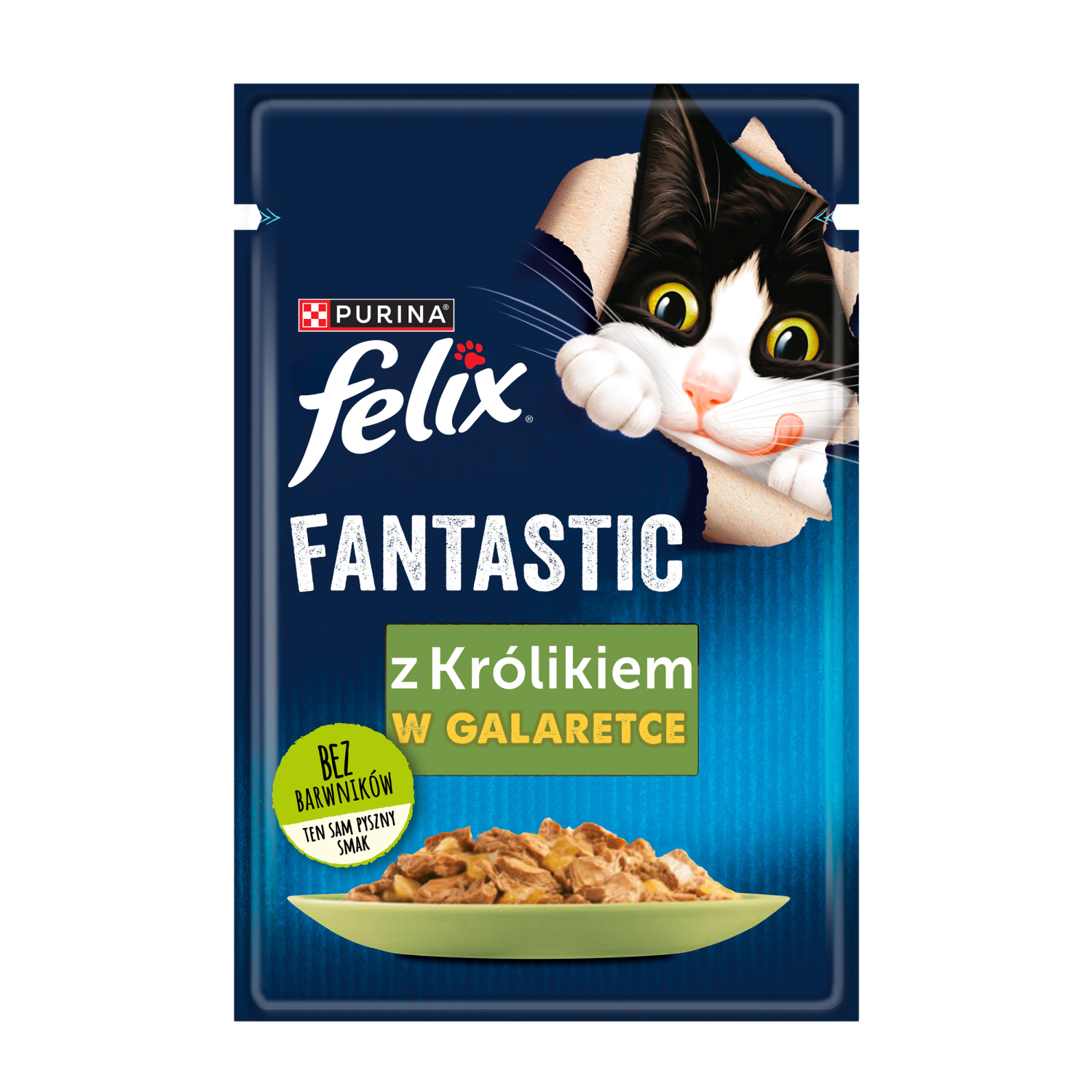 Felix Fantastic Królik W Galaretce 85g