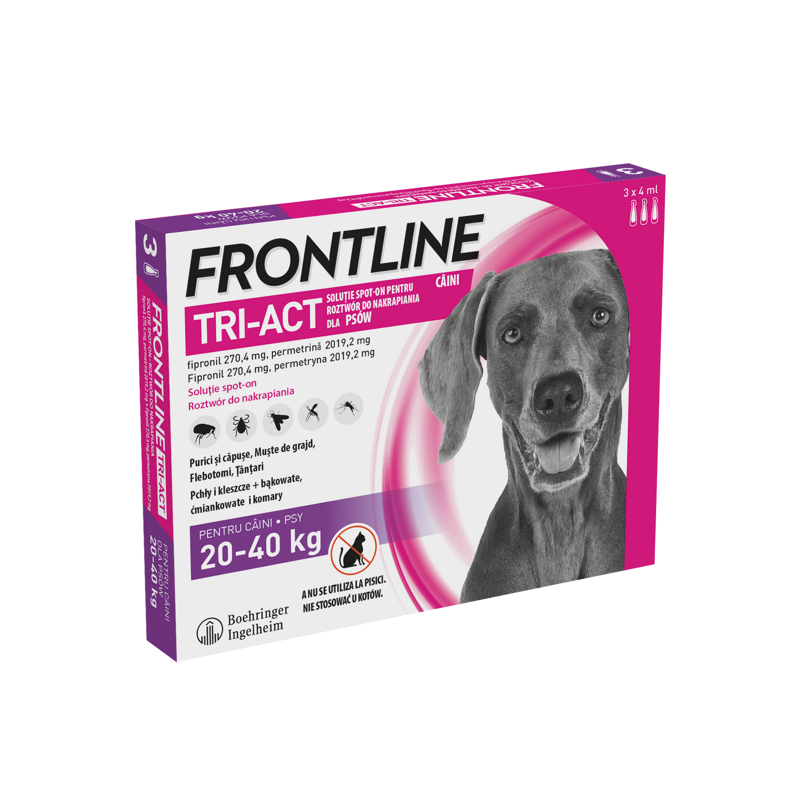 FRONTLINE Tri-Act Dla Psów 3x4ml