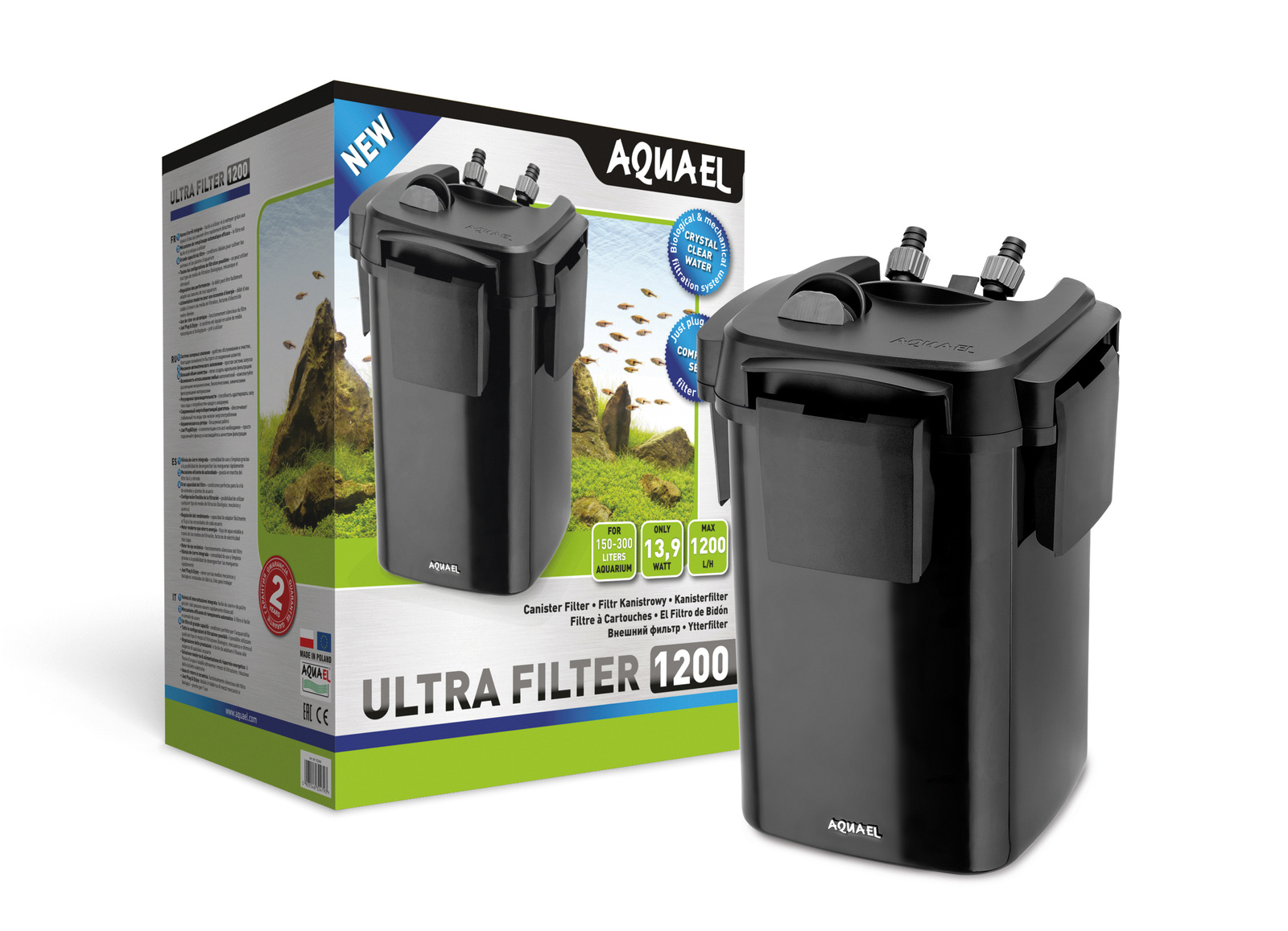 AQUAEL Ultra 1200 Filtr Kubełkowy Do Akwarium