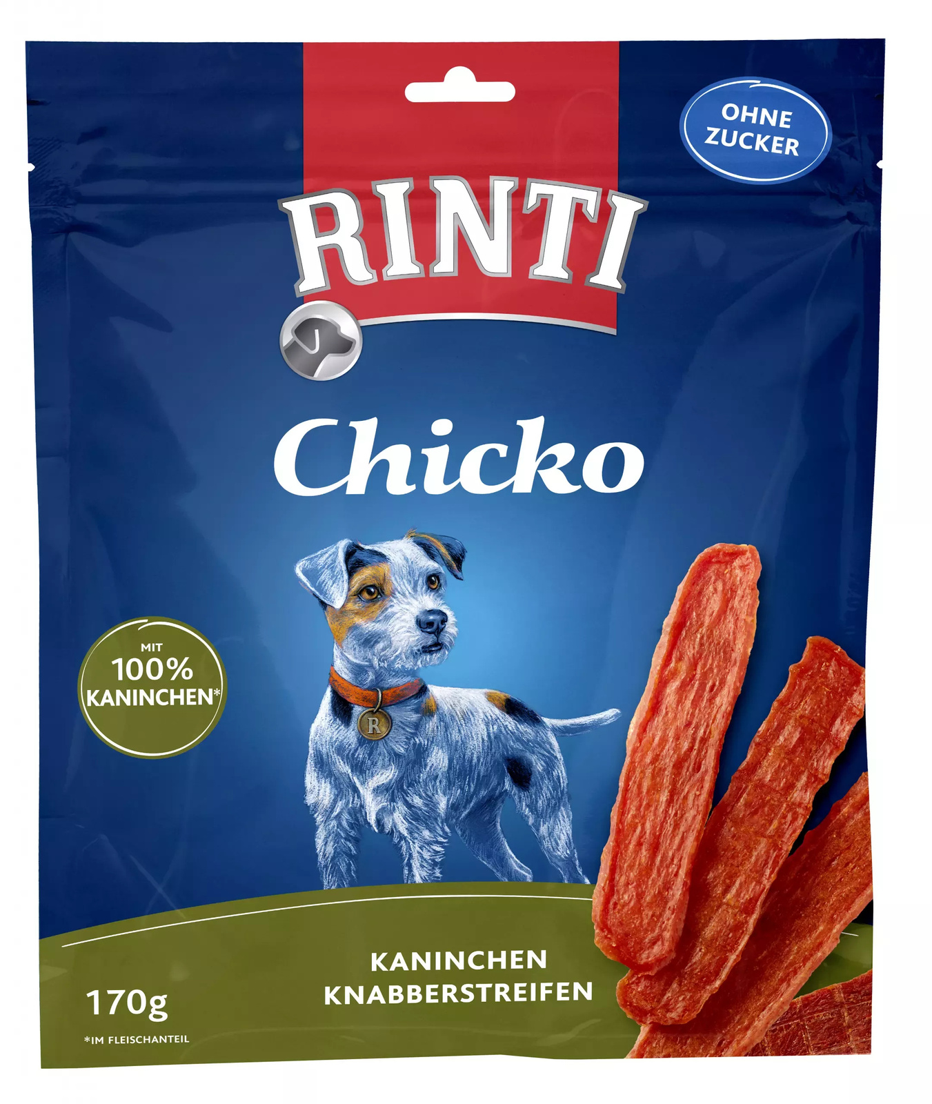 RINTI Snacks Chicko 170g Królik