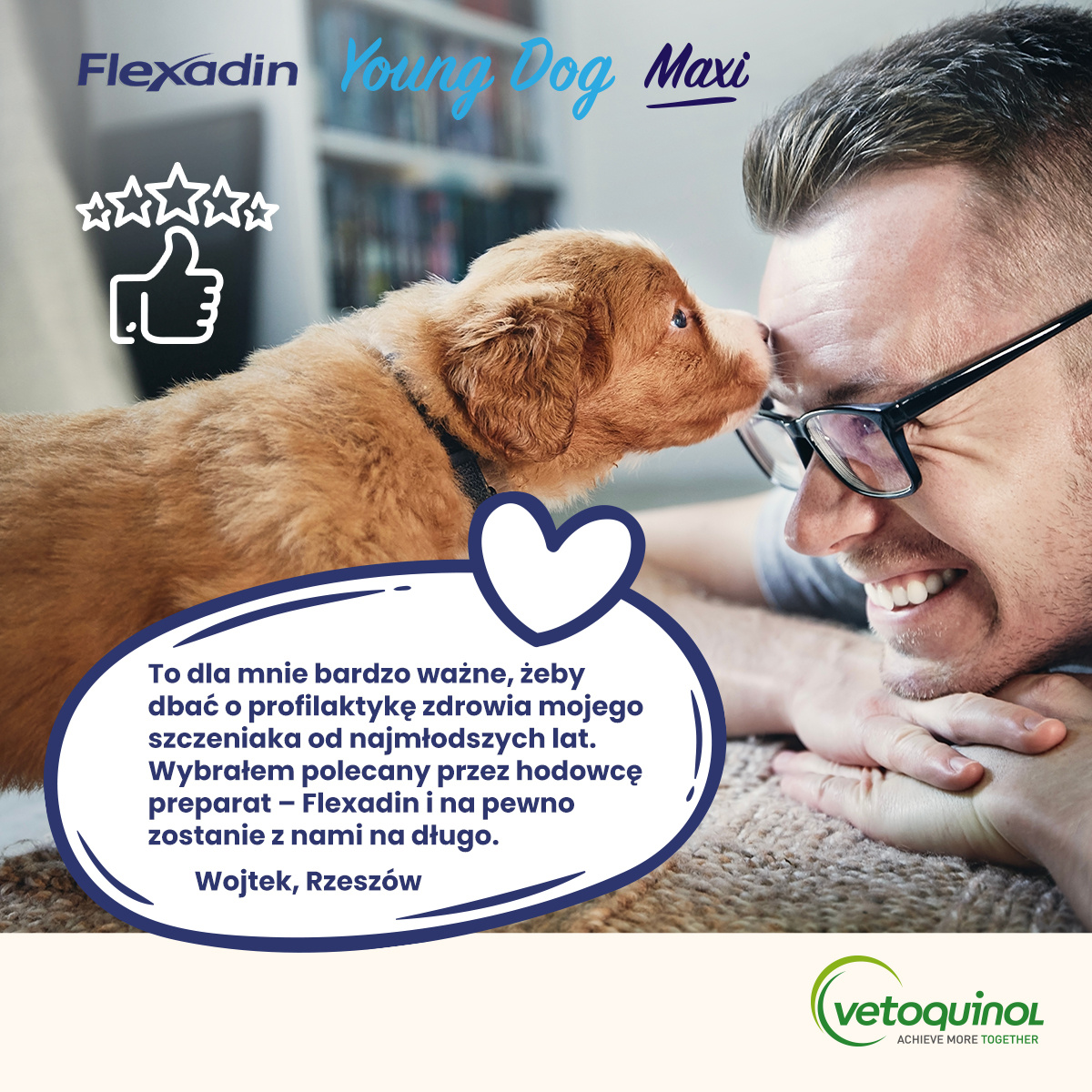 Vetoquinol Flexadin Young Dog Maxi Kąski Dla Psa 60 Sztuk