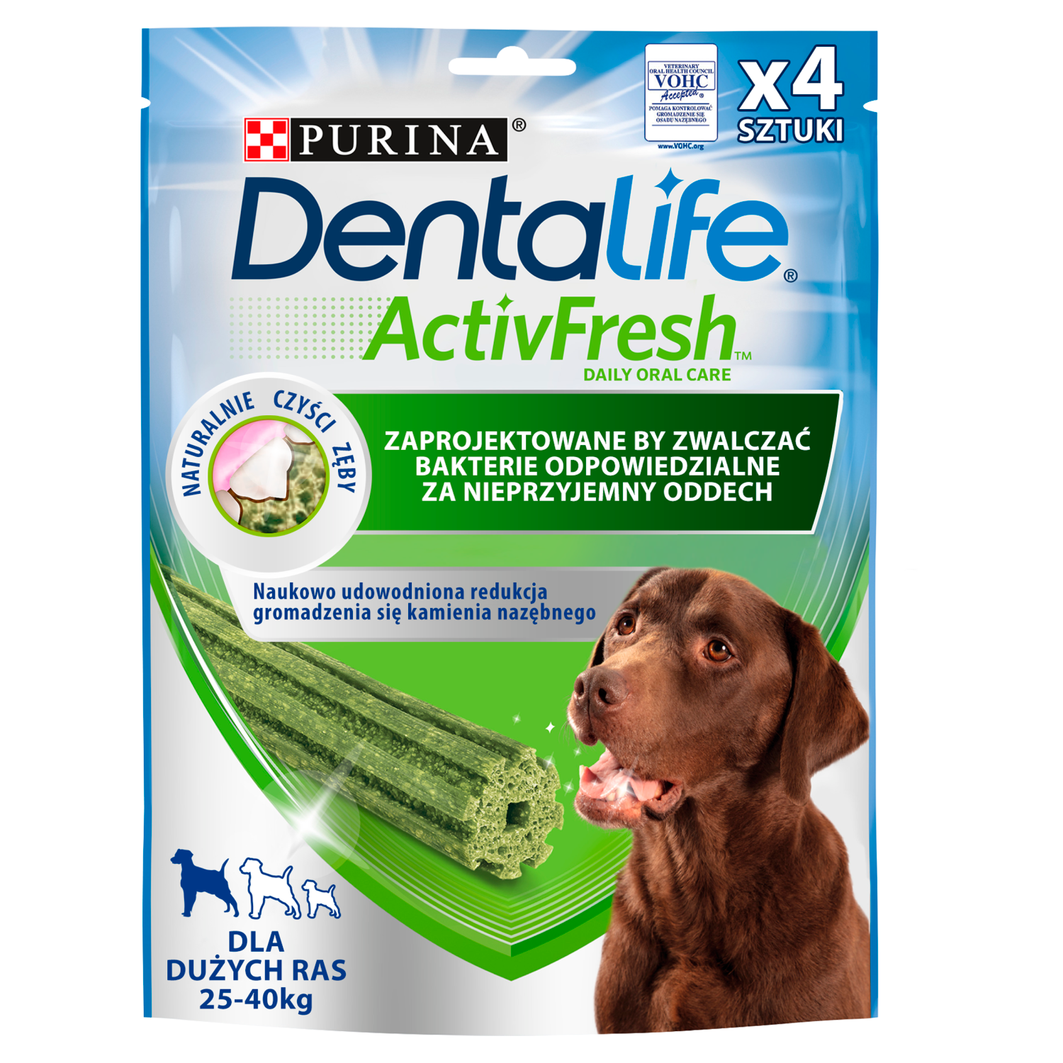 Purina Dentalife Activefresh Przysmak Dla Psa 142g 4 Sztuki
