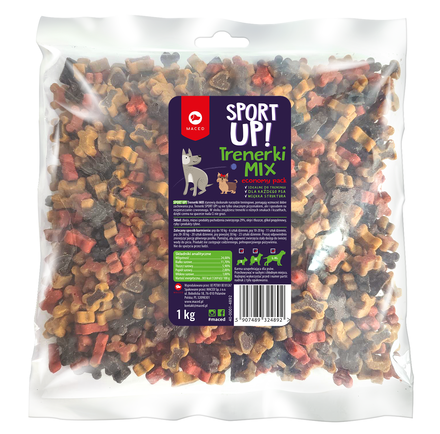 Maced Sport Up!! Trenerki Mix 1kg