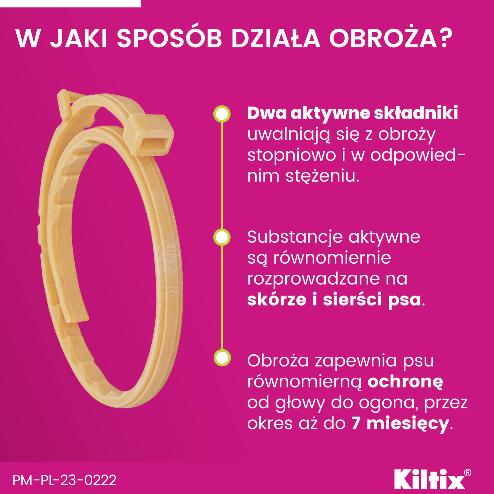 Bayer Kiltix Obroża Na Kleszcze I Pchły Dla Psa 53cm