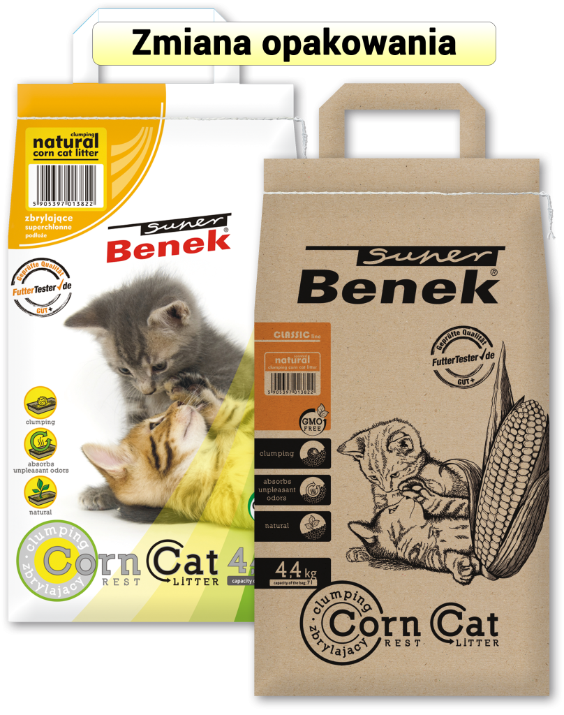 CERTECH-SUPER BENEK Corn Cat Naturalny 7l