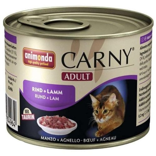 Animonda Cat Carny Adult Wołowina I Jagnięcina 200g